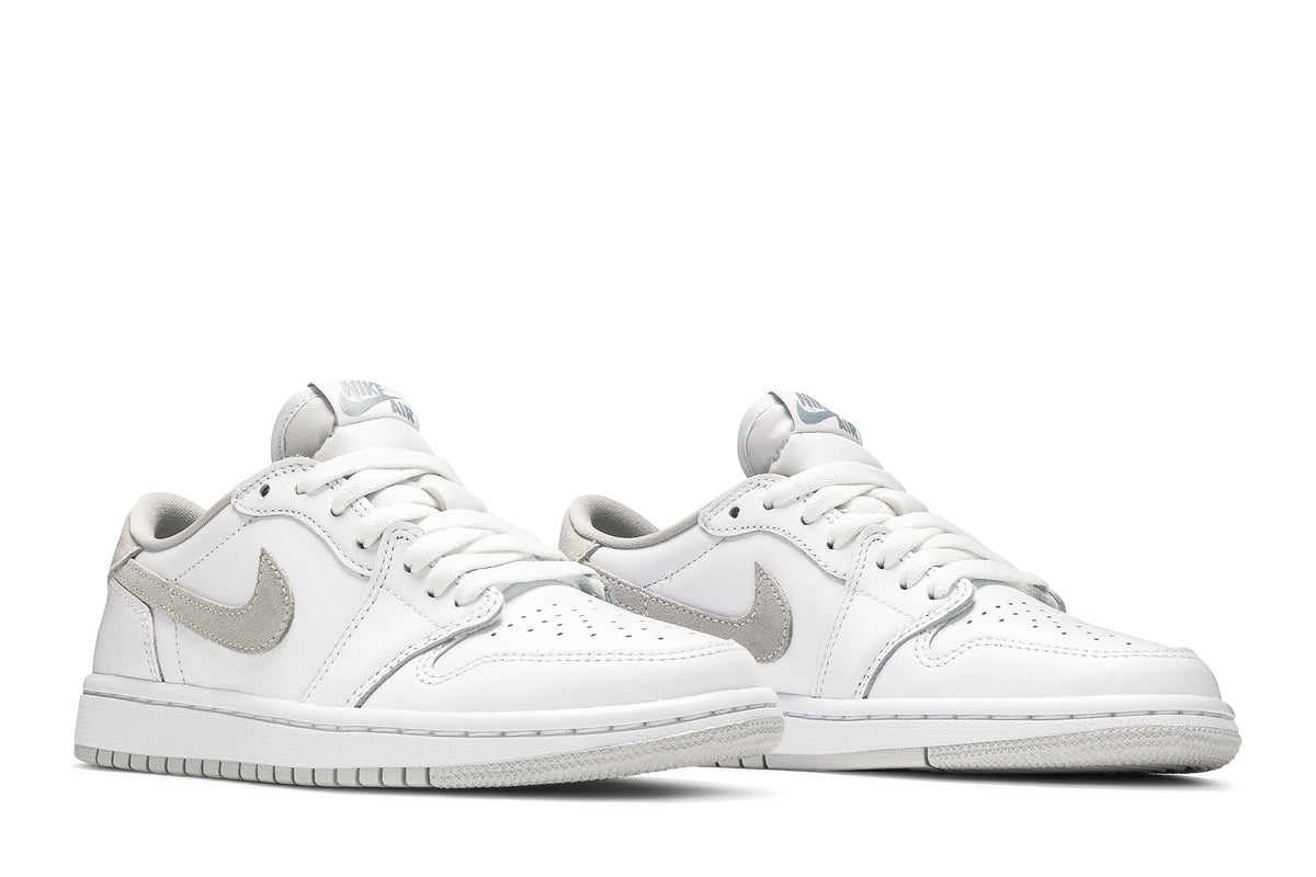 Retro 1 Low OG Sneakers — Neutral Grey — CZ0775-100