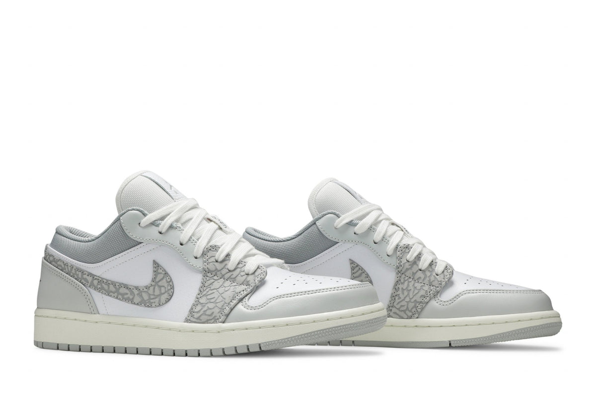 Retro 1 Low Premium Sneakers — Elephant Print — DH4269-100