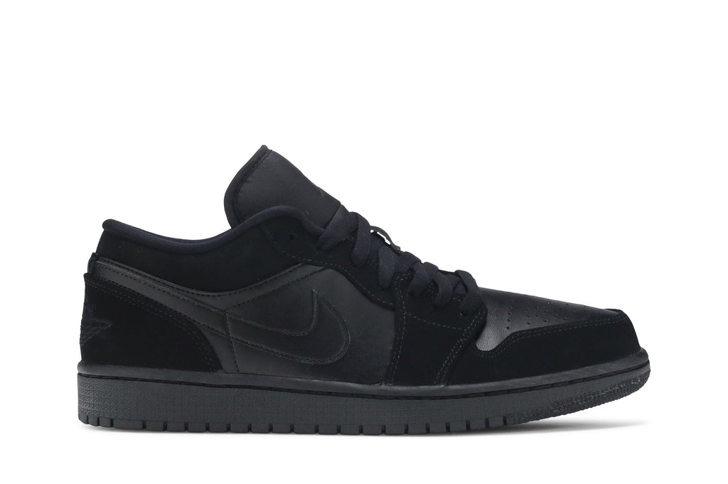Retro 1 Low Sneakers — Triple Black — 553558-025