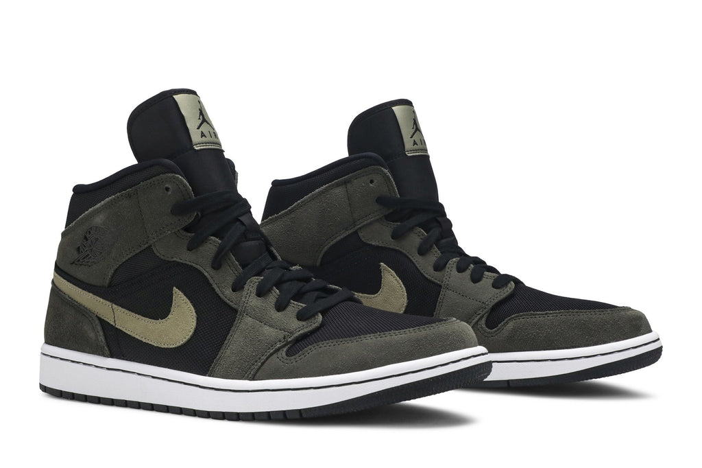 Retro 1 Mid Sneakers — Olive — BQ6472-030