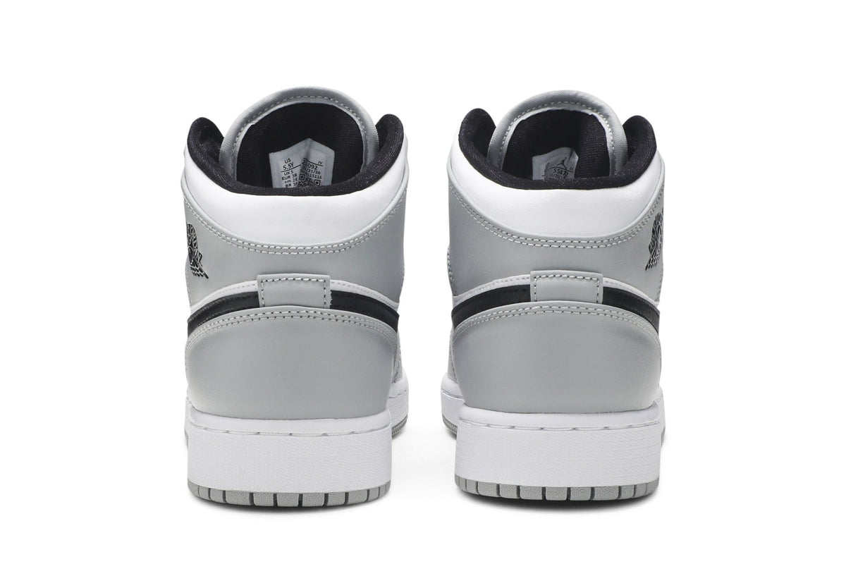 Retro 1 Mid GS Sneakers — Light Smoke Grey — 554725-092