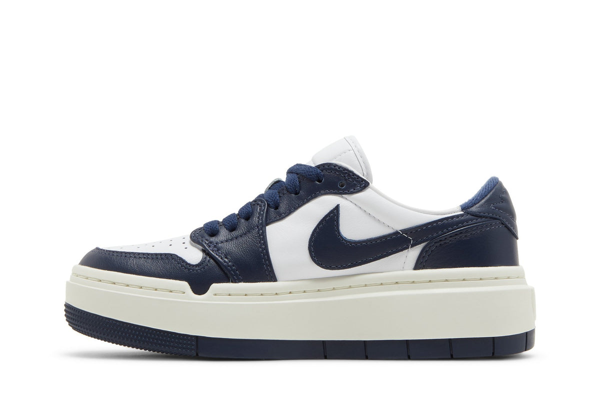 Retro 1 Elevate Low Sneakers — Midnight Navy — DH7004-141