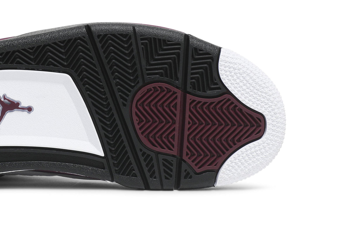 Paris Saint-Germain Collaboration — Retro 4 Sneakers — Bordeaux — CZ5624-100