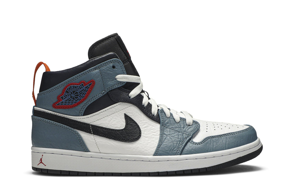 Facetasm Collaboration — Retro 1 Mid Sneakers — Fearless — CU2802-100