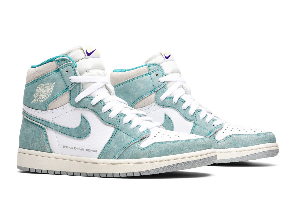 Retro 1 High OG Sneakers — Turbo Green — 555088-311