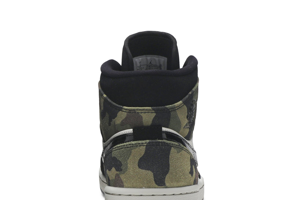 Retro 1 Mid Sneakers — Camo — CW5490-001