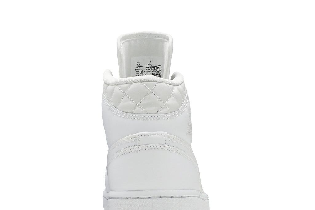 Retro 1 Mid SE Sneakers — White Quilted — DB6078-100