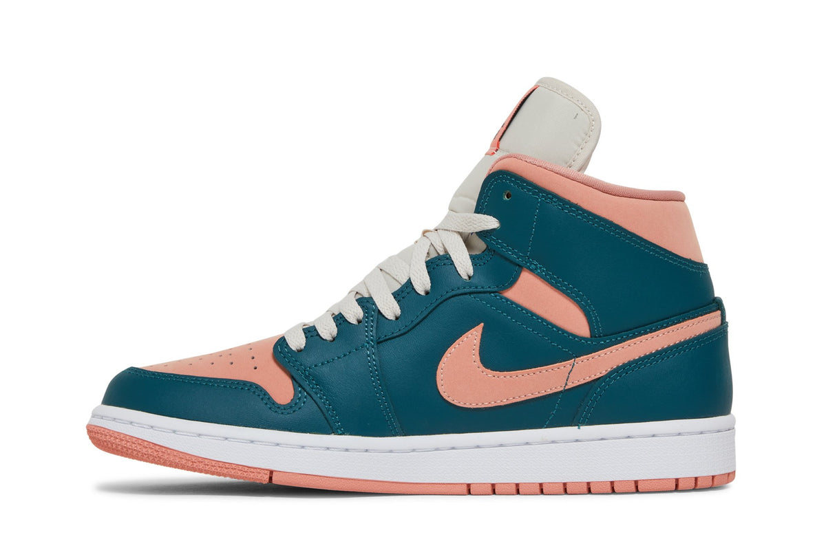 Retro 1 Mid Sneakers — Dark Teal Green — BQ6472-308