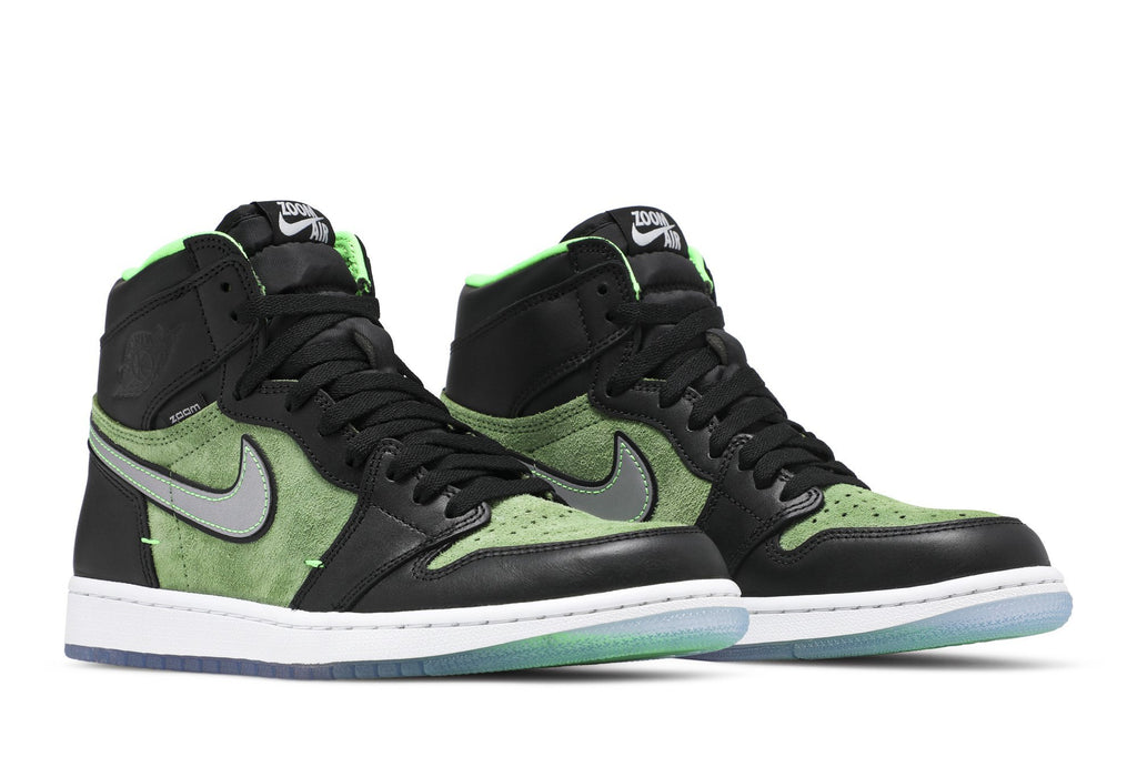 Retro 1 High Zoom Sneakers — Zen Green — CK6637-002