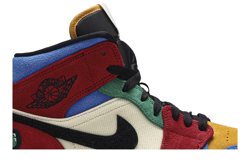 Blue The Great Collaboration — Retro 1 Mid Sneakers — Fearless — CU2805-100