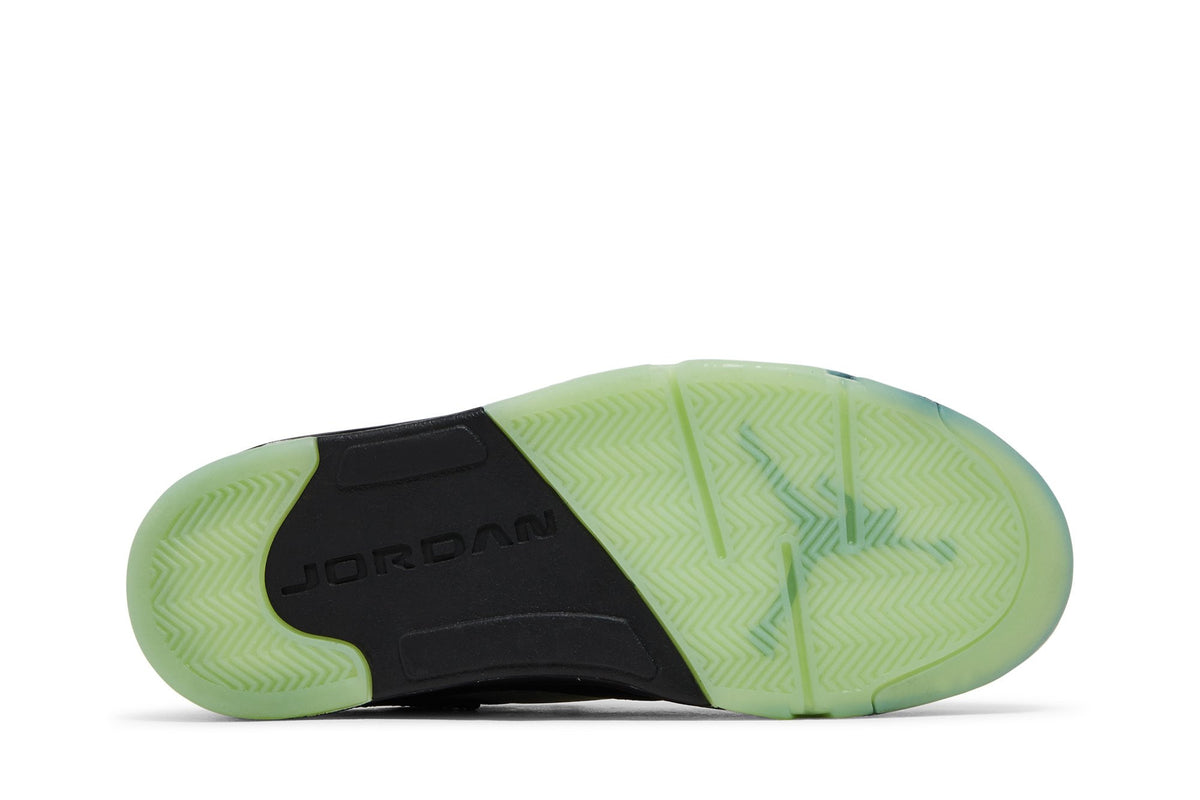 CLOT Collaboration — Retro 5 Low Sneakers — Jade — DM4640-036