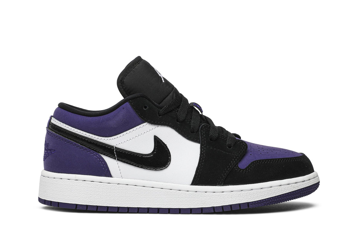 Retro 1 Low GS Sneakers — Court Purple — 553560-125