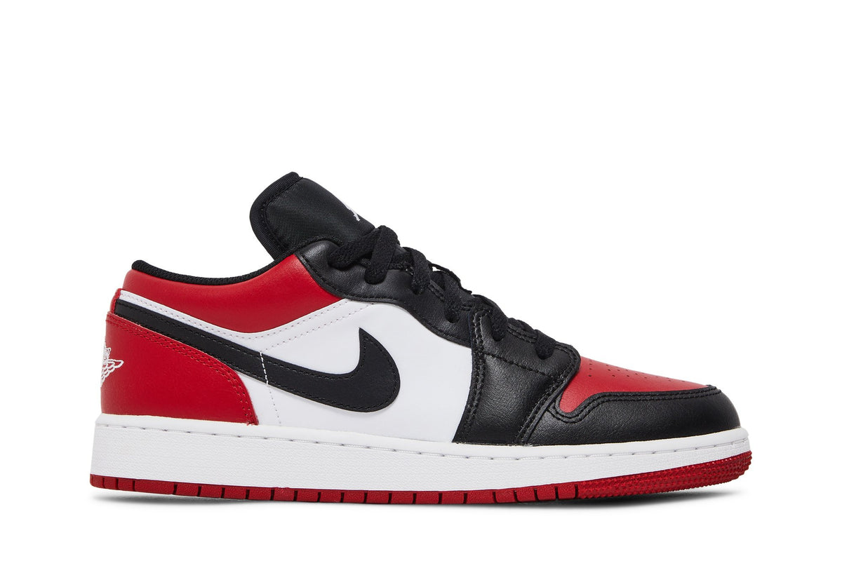 Retro 1 Low GS Sneakers — Bred Toe — 553560-612