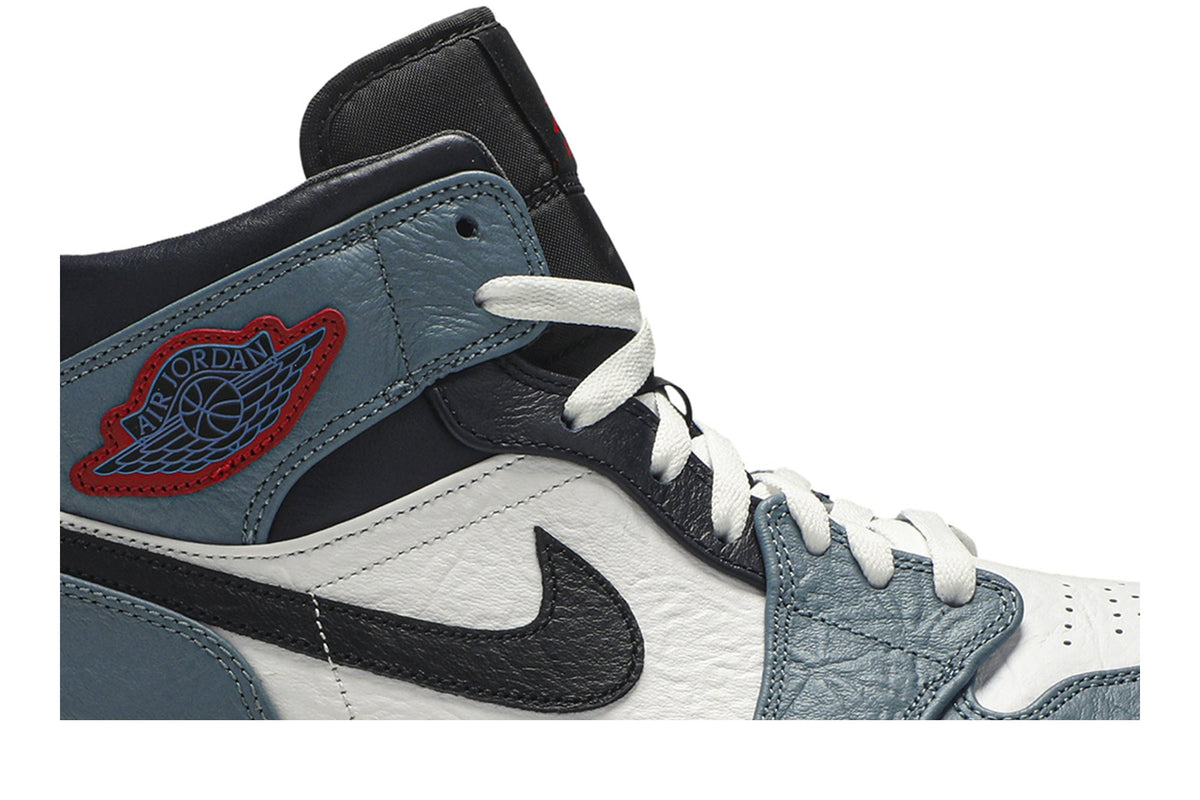 Facetasm Collaboration — Retro 1 Mid Sneakers — Fearless — CU2802-100