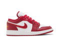 Retro 1 Low GS Sneakers — Cardinal Red — 553560-607