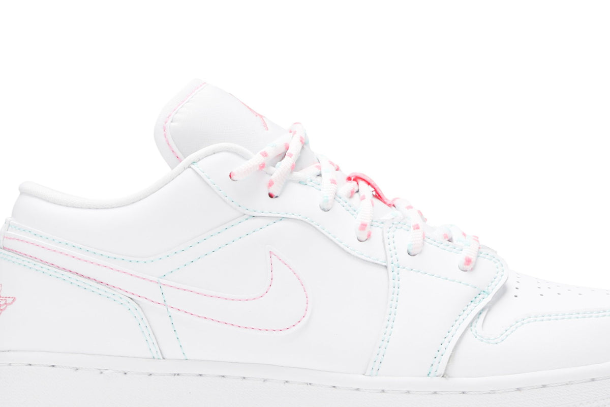 Retro 1 Low GS Sneakers — Aurora Green — 554723-101