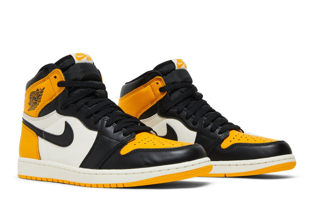 Retro 1 High OG Sneakers — Yellow Toe — 555088-711