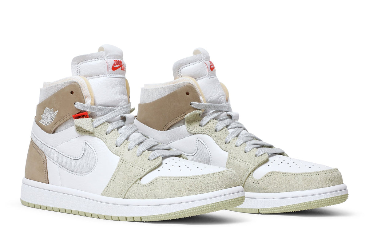 Retro 1 High Zoom Comfort Sneakers — Olive Aura — CT0979-102