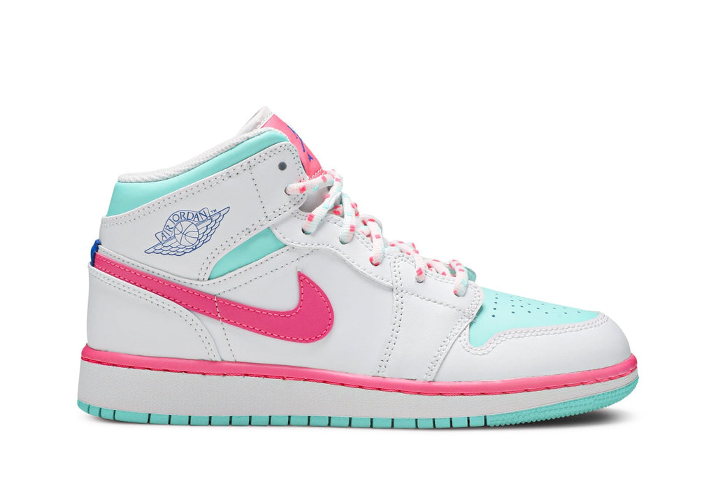 Retro 1 Mid GS Sneakers — Digital Pink — 555112-102