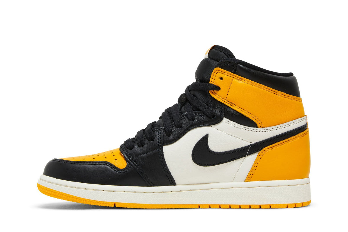 Retro 1 High OG Sneakers — Yellow Toe — 555088-711