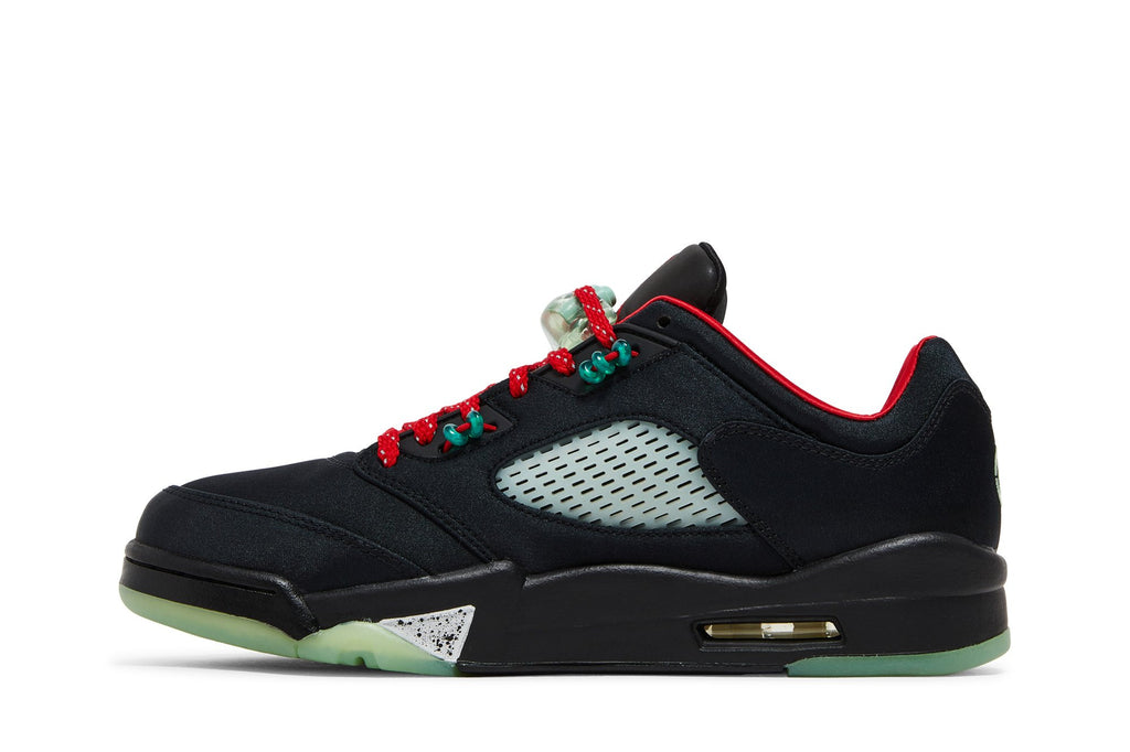 CLOT Collaboration — Retro 5 Low Sneakers — Jade — DM4640-036