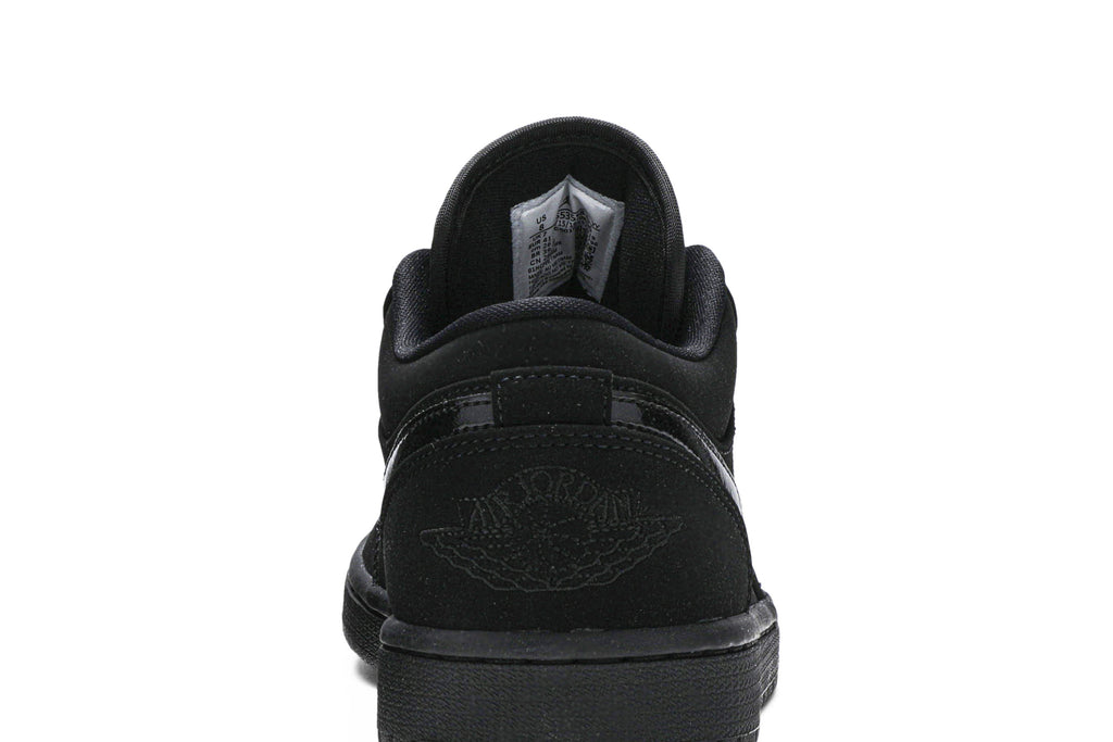 Retro 1 Low Sneakers — Triple Black — 553558-056