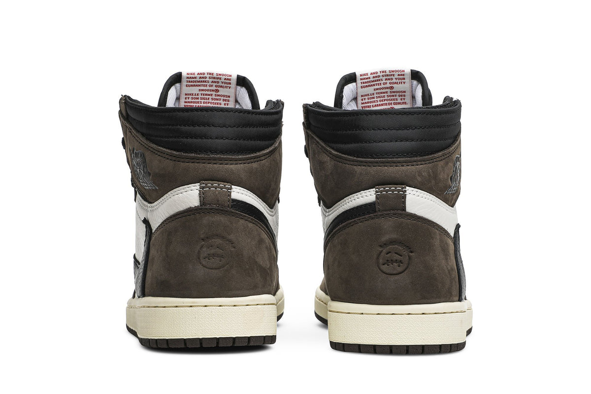 Travis Scott Collaboration — Retro 1 High OG Sneakers — Mocha — CD4487-100