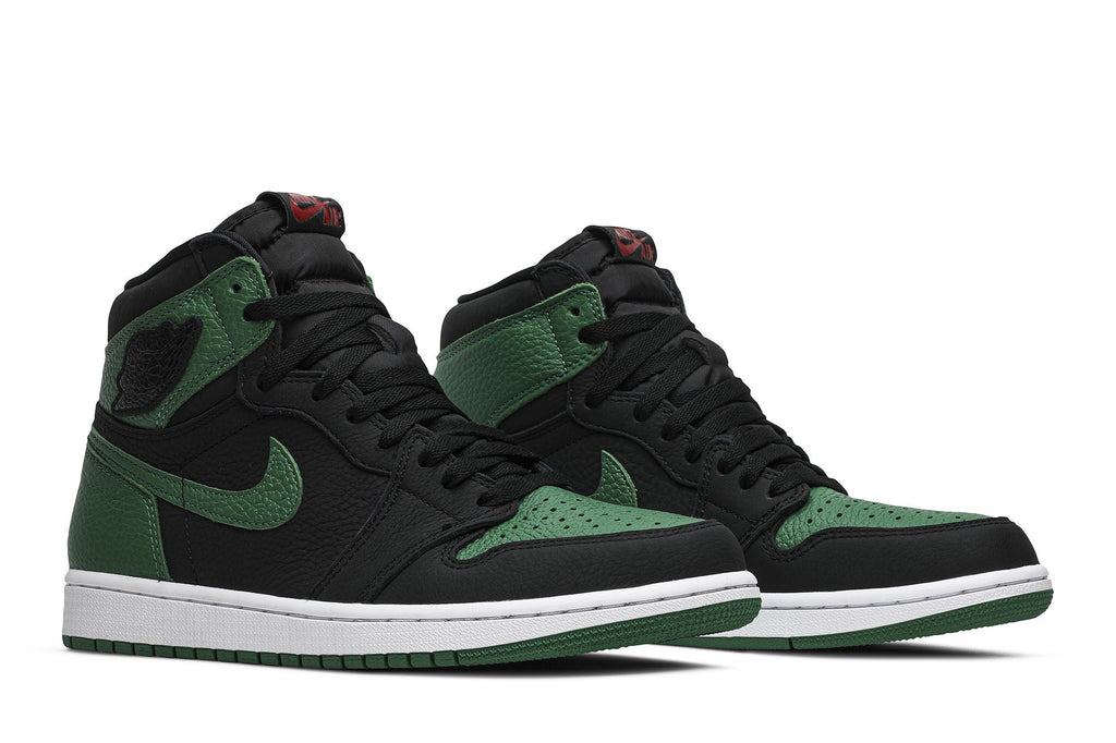 Retro 1 High OG Sneakers — Pine Green 2.0 — 555088-030