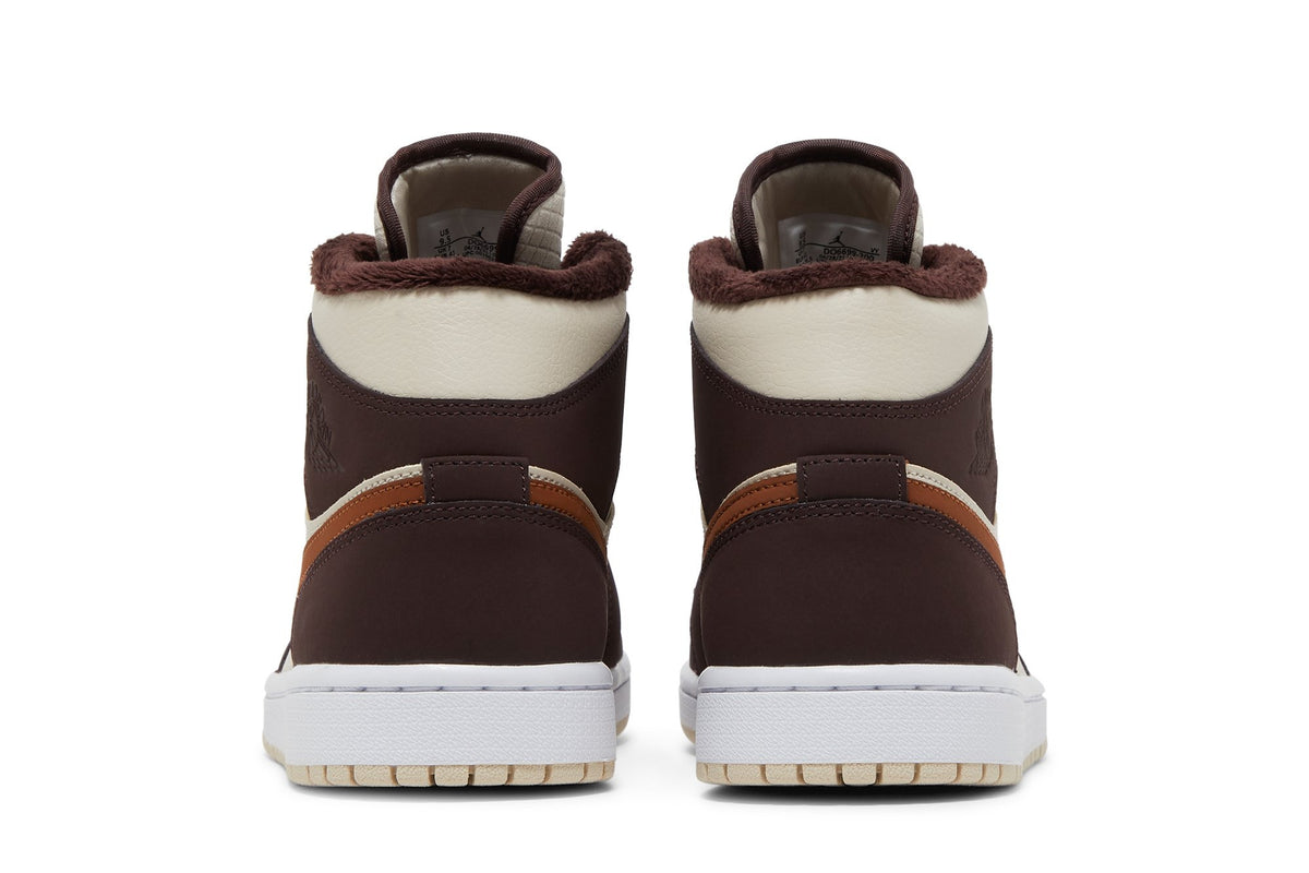 Retro 1 Mid SE Sneakers — Cream Dark Chocolate — DO6699-200