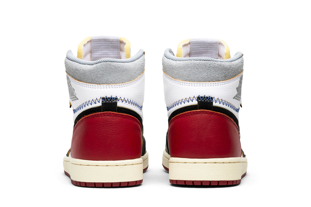 Union LA Collaboration — Retro 1 High NRG Sneakers — Black Toe — BV1300-106