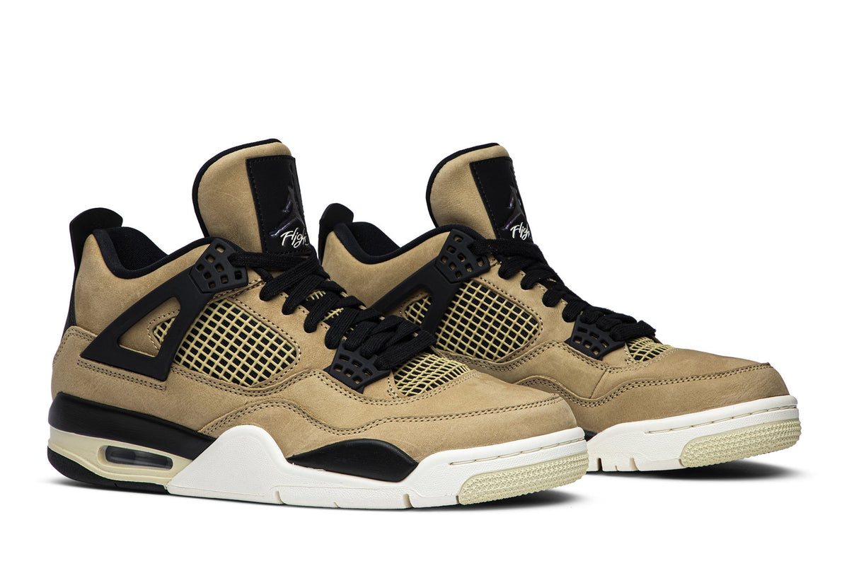 Retro 4 Sneakers — Mushroom — AQ9129-200