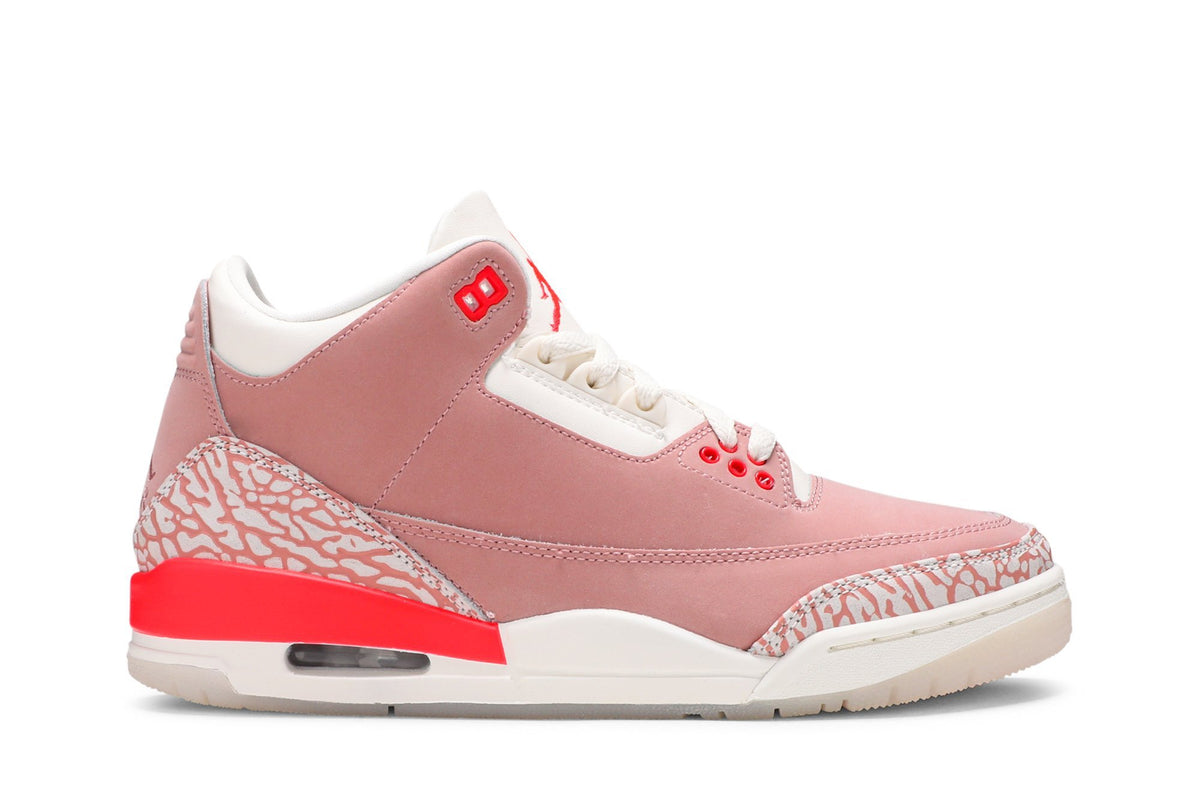 Retro 3 Sneakers — Rust Pink — CK9246-600