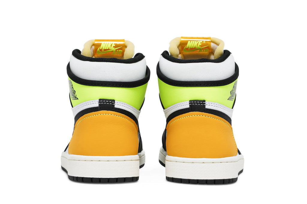 Retro 1 High OG Sneakers — Volt Gold — 555088-118