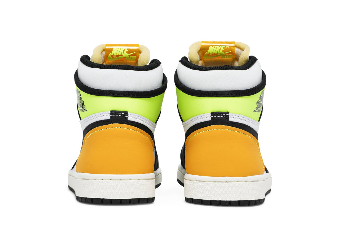Retro 1 High OG Sneakers — Volt Gold — 555088-118
