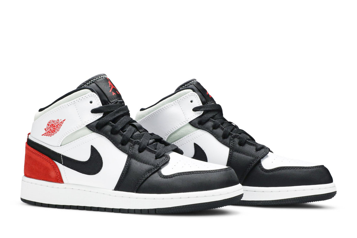 Retro 1 Mid GS Sneakers — Red Mint — BQ6931-100