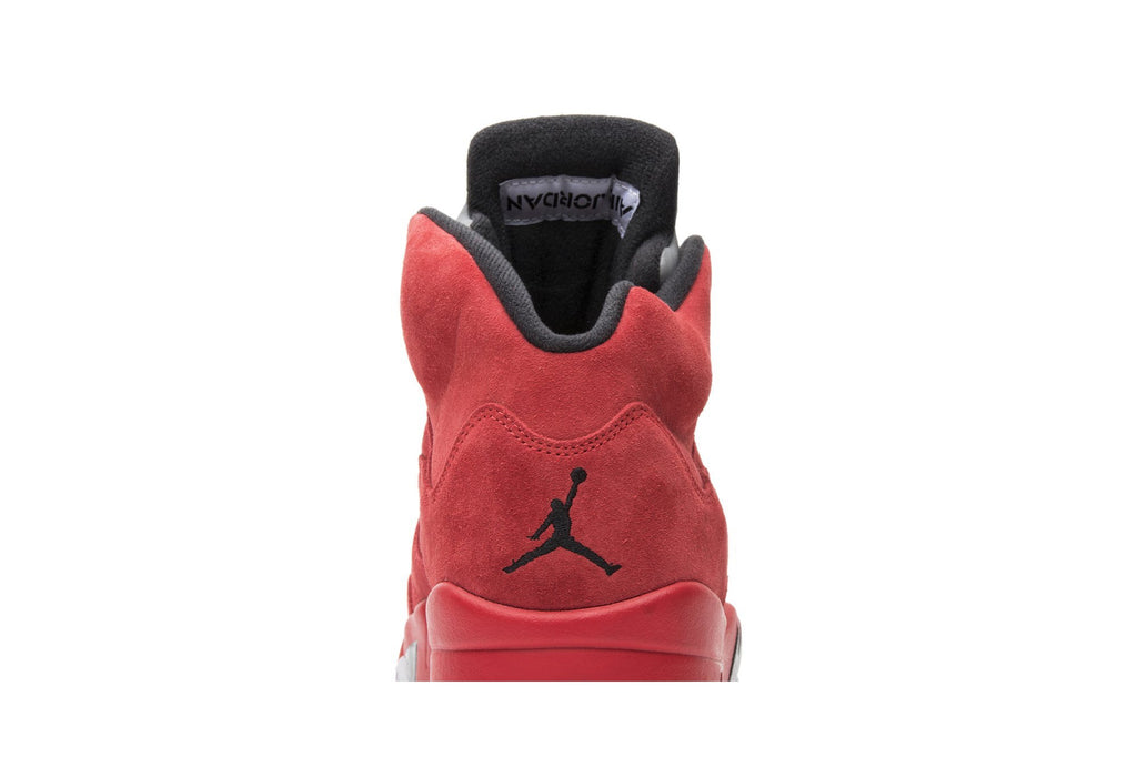 Retro 5 Sneakers — Red Suede — 136027-602