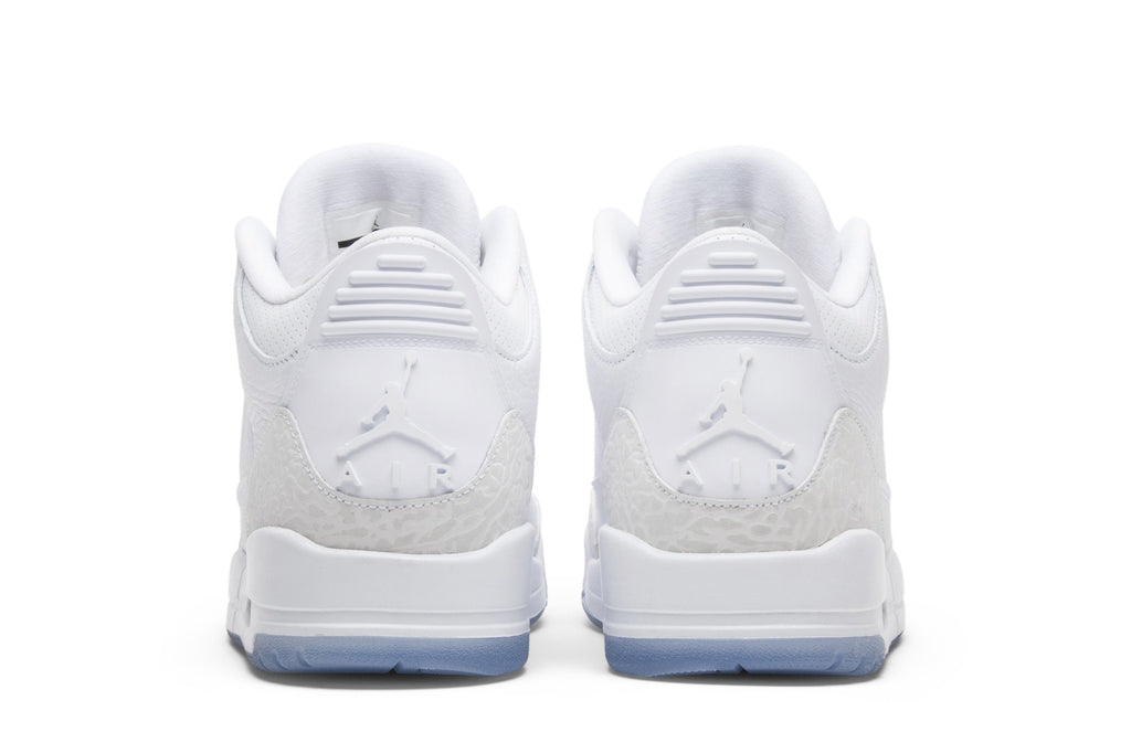 Retro 3 Sneakers — Triple White — 136064-111