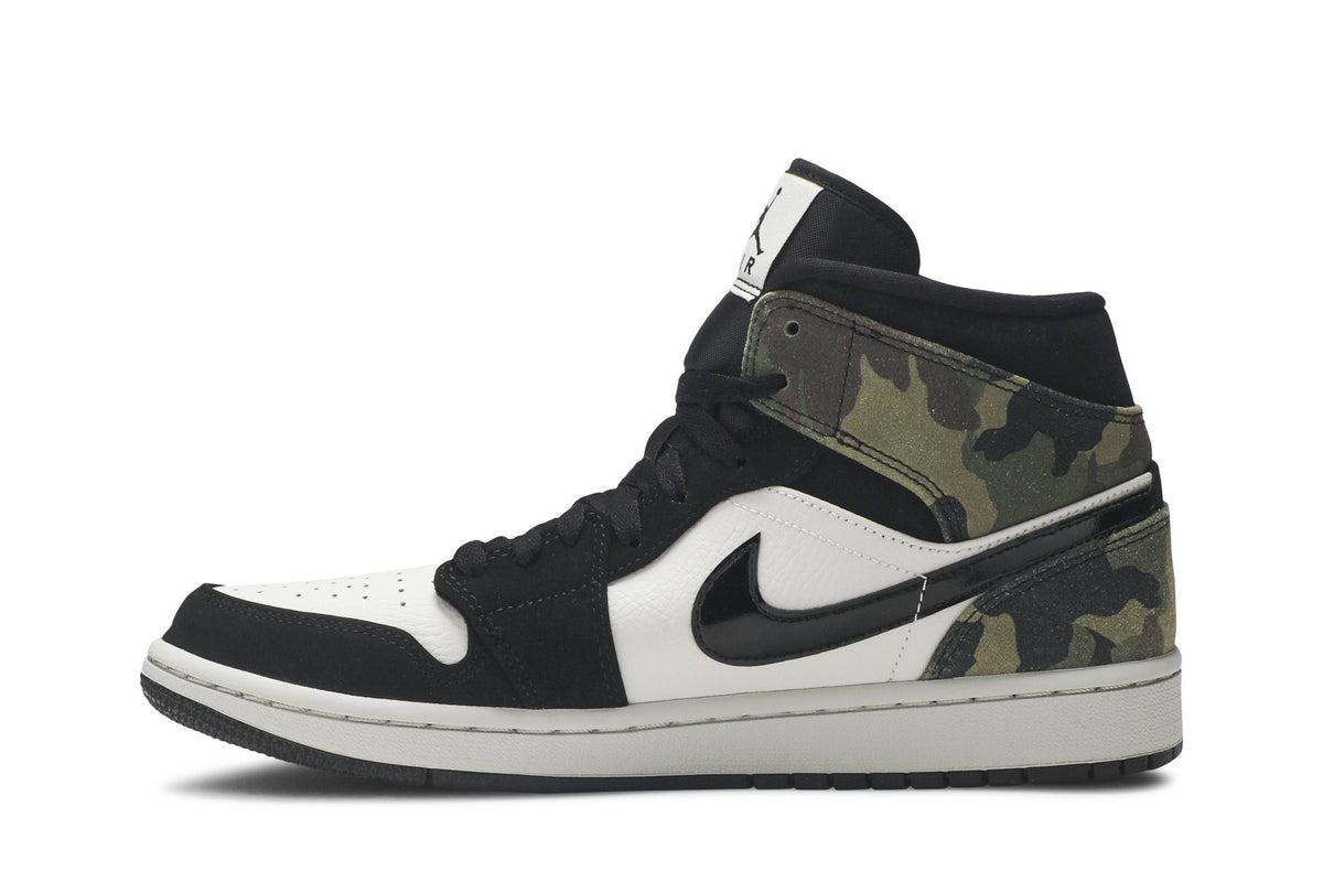 Retro 1 Mid Sneakers — Camo — CW5490-001
