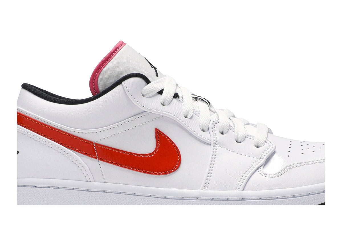Retro 1 Low Sneakers — Multi-Color Swoosh — CW7009-100