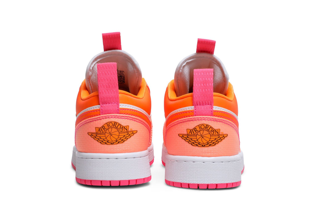 Retro 1 Low Utility GS Sneakers — Crimson Pulse — DJ0530-801