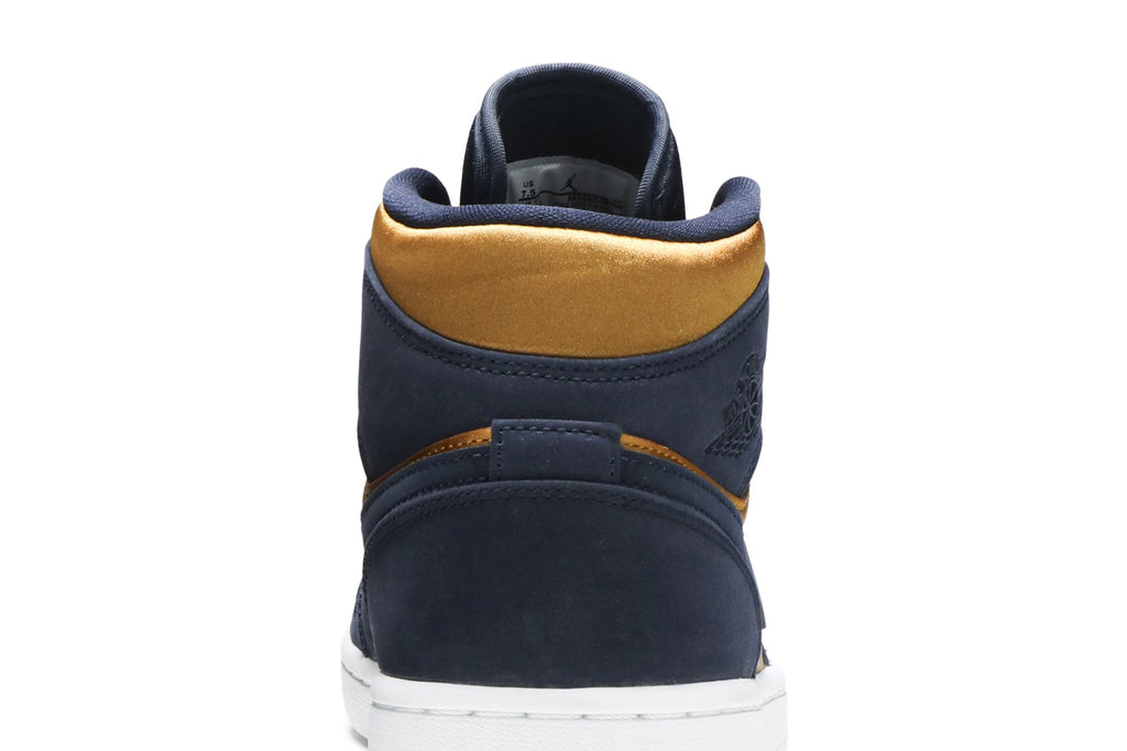 Retro 1 Mid SE Premium Sneakers — Stain Gold — 852542-401