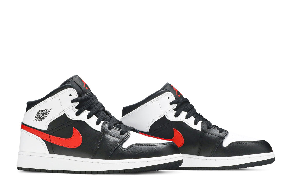 Retro 1 Mid GS Sneakers — Chile Red — 554725-075