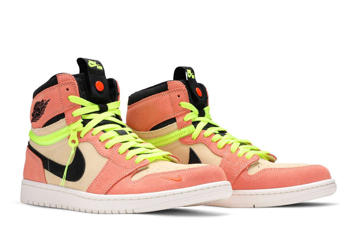 Retro 1 High Switch Sneakers — Pink Volt — CW6576-800