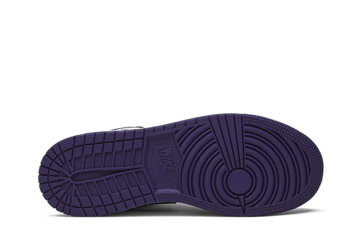Retro 1 Low GS Sneakers — Court Purple — 553560-125