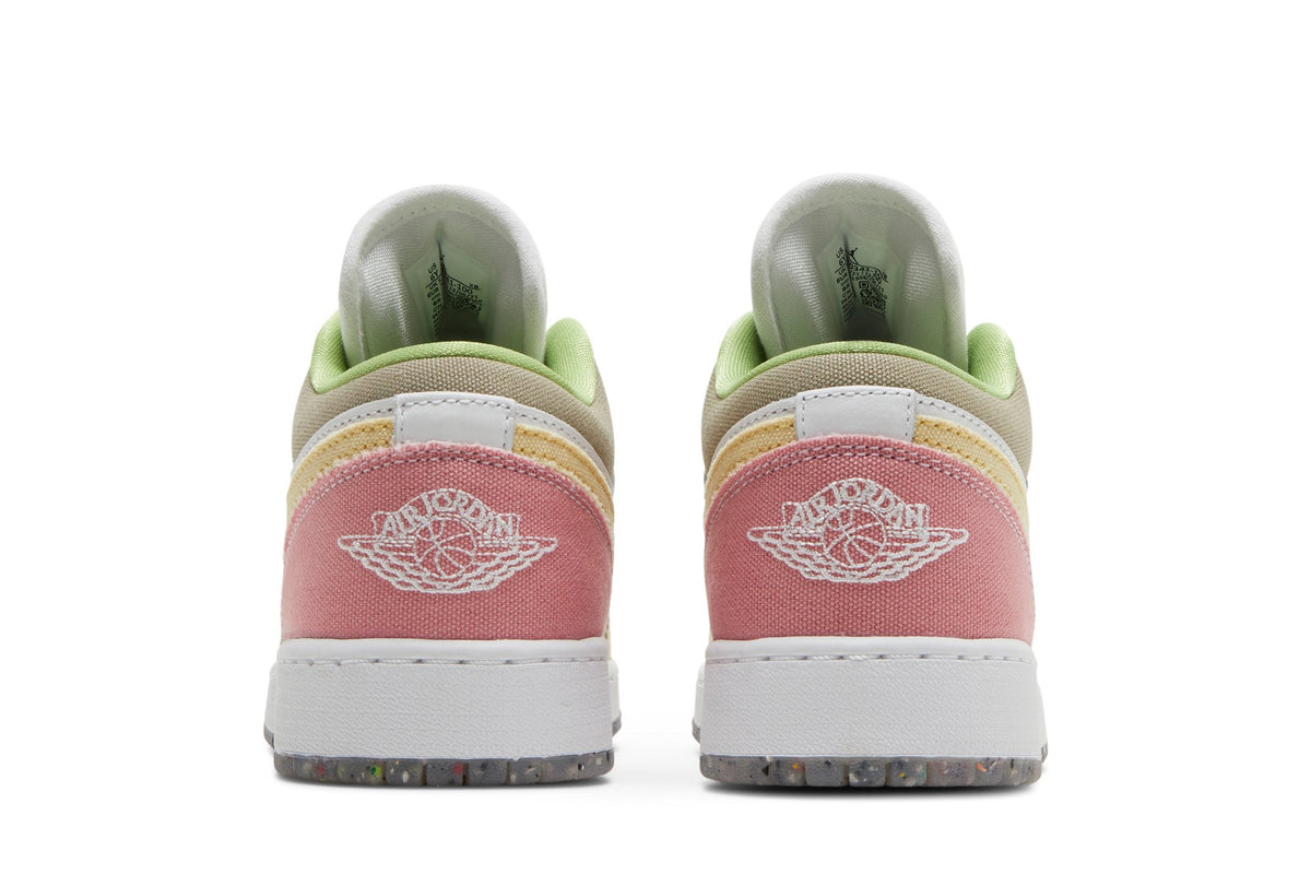 Retro 1 Low SE GS Sneakers — Pastel Grind — DJ0341-100