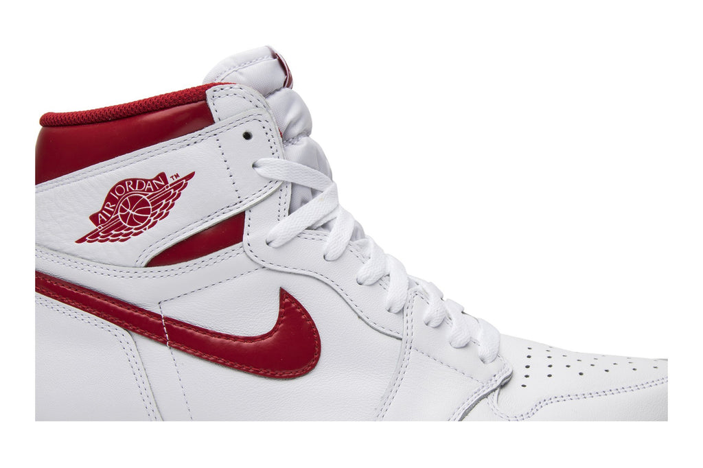 Retro 1 High OG Sneakers — Metallic Red — 555088-103