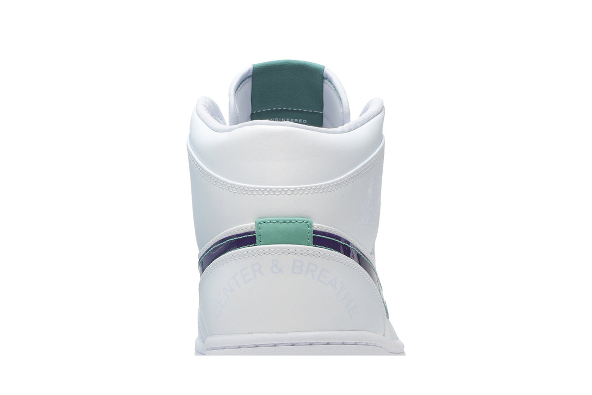 Luka Doncic Collaboration — Retro 1 Mid SE Sneakers — Pregame Pack – Mindfulness — CW5853-100