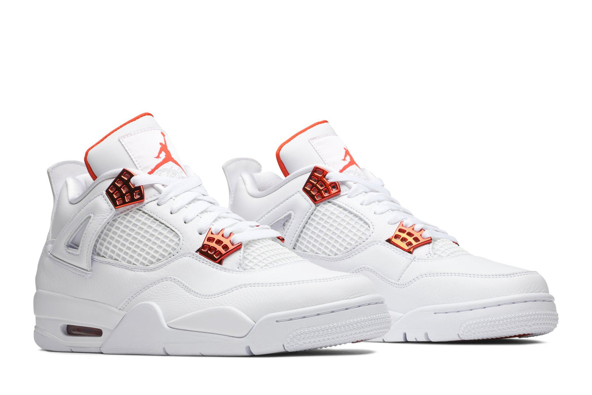 Retro 4 Sneakers — Orange Metallic — CT8527-118