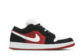 Retro 1 Low Sneakers — Gym Red Black — DC0774-016