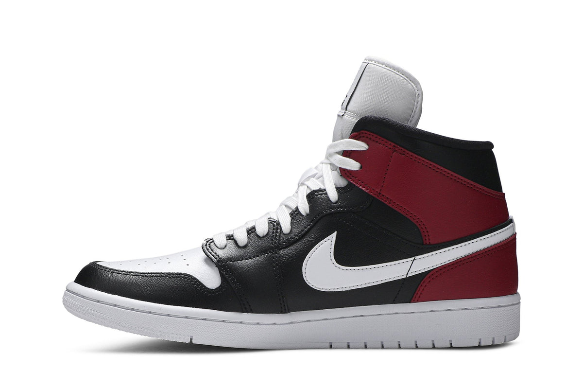 Retro 1 Mid Sneakers — Noble Red — BQ6472-016